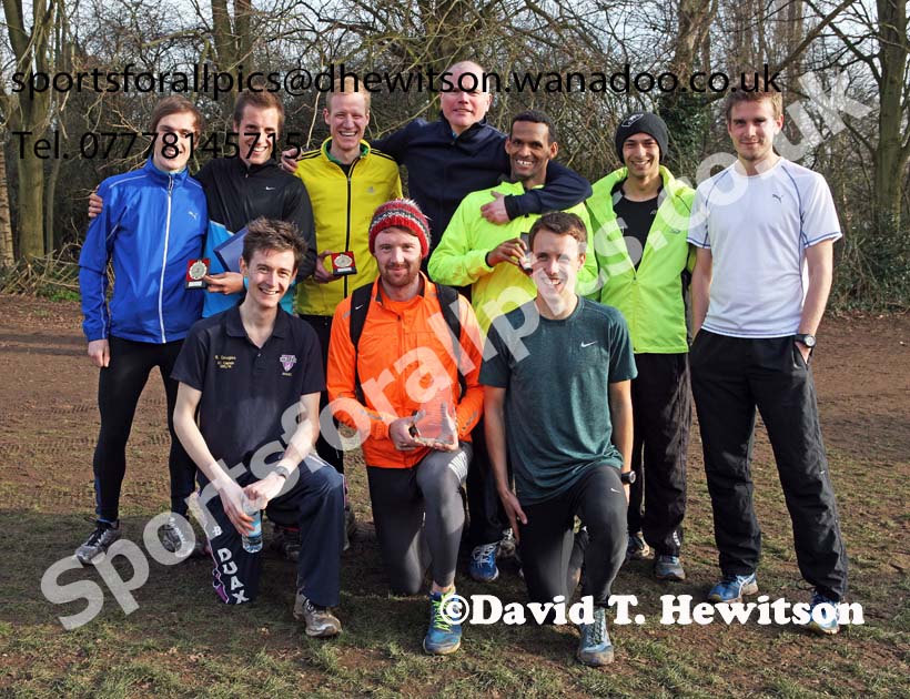 North East team winners of the senior mens Inter Counties Cross Country, Cofton Park, Birmingham. Photo: David T. Hewitson/Sports for All Pics